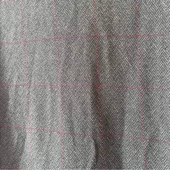 Vintage Ron Chereskin Men’s Polo Shirt L Long Sleeve Gray Herringbone Windowpane - Picture 7 of 7